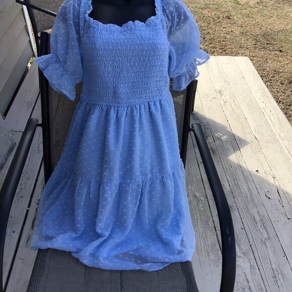 Tecrew Light baby Blue dress Size Small - Picture 2 of 4